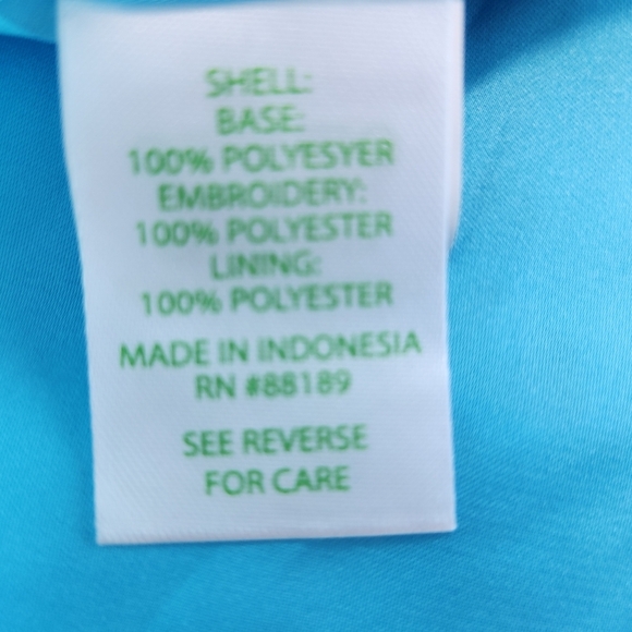 NWT Lilly Pulitzer Geri Off the Shoulder Seabreeze Blue Dress SZ M - Picture 11 of 16